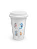 Mr. & Mrs. Panda To Go Becher Big Einheit ohne Spruch in Weiß