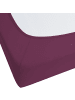 Beliani Bettlaken JANBU in Rot - (W) 180 x (H) 30 x (L) 200 cm