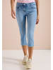 Cecil 3/4 Slim Leg Jeans im Casual Fit in Blau