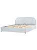 Beliani Doppelbett QUILLIEN in Blau - (W) 192 x (H) 91 x (L) 217 cm
