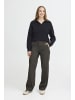 Pulz Hose PZBINDY Regular fit in Espresso Melange
