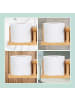 relaxdays Toilettenpapierhalter in Natur