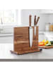 relaxdays Messerblock in Braun - (B)31 x (H)25,5 x (T)15 cm