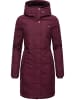 ragwear Wintermantel Jannisa in Wine Red
