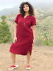 sheego Kleid in kirsche