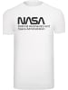 F4NT4STIC T-Shirt NASA Logo One Tone in weiß