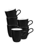 Seltmann Weiden 6er Set Henkelbecher Life Fashion in 400 ml in Glamorous Black