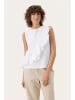 PART TWO Bluse ärmellos JulievePW Gerade Passform in Bright White