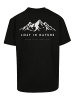 F4NT4STIC Heavy Oversize T-Shirt Lost in nature in schwarz