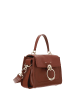 Chloé Braun Kalbsleder Leder Tess Handtasche