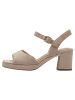 Tamaris WIDE FIT Sandalette in BEIGE SUEDE