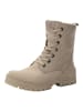 Camel Active Schnürstiefel aus Rindsleder in Beige