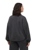 Ulla Popken Sweatshirt in asphaltgrau