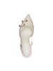 Tamaris Pumps aus Leder mit Absatz Ivory