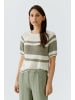 Oui Pullover in white green