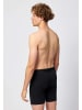 SNOCKS Lange Boxershorts Schwarz 6 Stück