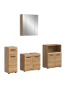 ebuy24 Badmöbelset Ice (4-teilig) Eiche 180 x 30 cm