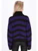 myMo ROCKS Women Sweater in black purple