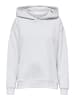 ONLY Kapuzenpullover in Light Grey Melange