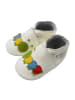 Basrakids Baby Krabbelschuhe aus Leder, weiche Lauflernschuhe mit rutschfester Sohle 