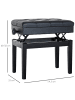 HOMCOM Klavierbank in Schwarz 545L x 33B x 58H cm