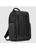 Piquadro Steve Rucksack RFID Schutz 45 cm Laptopfach in black