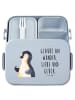 Mr. & Mrs. Panda MEPAL Bentobox Pinguin Marienkäfer Motiv mit Sp... in Blau Pastell