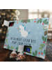 Mr. & Mrs. Panda Tee Adventskalender Einhorn Blume mit Spruch in Eisblau