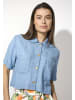 More & More Jeansbluse in light blue denim