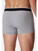 Schiesser Retro Short / Pant 95/5 Cotton in Schwarz / dunkelblau / grau