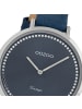 Oozoo Armbanduhr Oozoo Vintage Series blau groß (ca. 40mm)