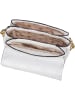 Guess Umhängetasche Izzy Peony Trible Compartment Flap in Stone Logo