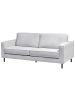 Beliani 3-Sitzer Sofa SAVALEN in Grau/Schwarz - (W) 204 x (H) 87 x (L) 91 cm