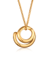 Elli Halskette 925 Sterling Silber Kreis in Gold