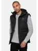 Threadbare Steppweste THB Jacket Gilet Athletic in Black