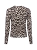 Marie Lund Strickjacke in beige braun - 0002