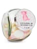 Mr. & Mrs. Panda Bonbonglas Axolotl Niedlich mit Spruch in Grau Pastell