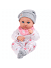 Wisam® Babypuppe mit Fütterungszubehör, Lätzchen, Mütze, 28 cm
