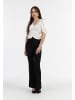 faina Damen Drapiertes Top in Wollweiss