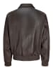 Jack & Jones Kunstlederjacke in Chocolate Brown