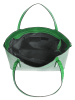 Cluty Handtasche echt Leder in grün