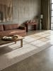 KADIMA DESIGN Flachwebteppich mit feiner Gewebestruktur und robustem Webrücken in Beige