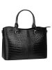 Cluty Handtasche echt Leder in schwarz