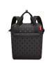 Reisenthel travelling allrounder R - Rucksack 40 cm (smiley grey) in glossy dots black