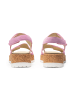 VITAFORM Veloursleder Sandaletten in bubblegum