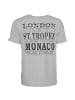Roberto Geissini St.Tropez T-Shirt Grau Unisex