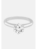 Ethische Diamanten Ring aus 375 Weißgold mit Lab Grown Diamant