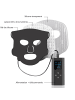 Paloma Beauties LED-Gesichtsmaske Lichttherapie 7 Farben in Schwarz