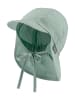 Sterntaler Schirmmütze mit Nackenschutz Basic in hellgrün