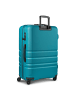 Redolz Pro ABS 4 Rollen Trolley 74 cm mit Dehnfalte petrol
